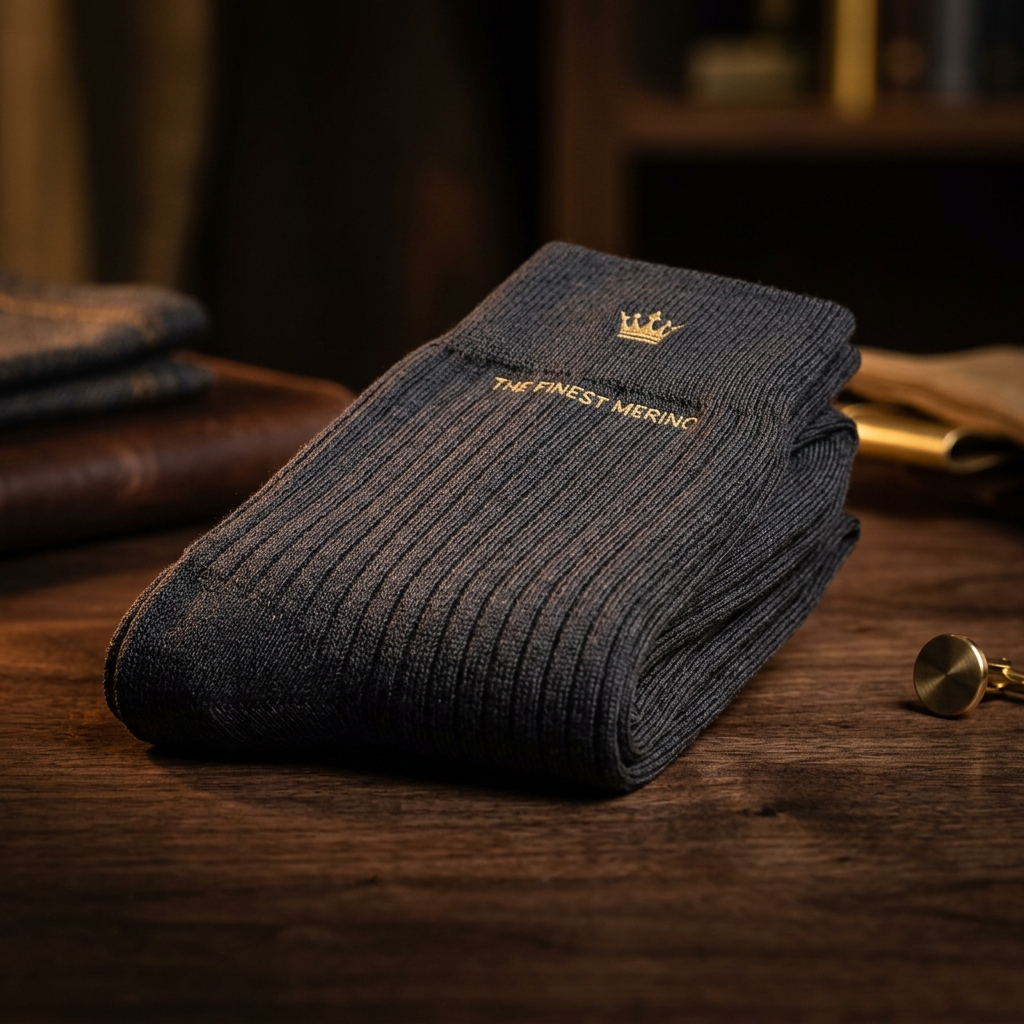 Dark Dress Socks Trio — pre-owned luxury men's socks